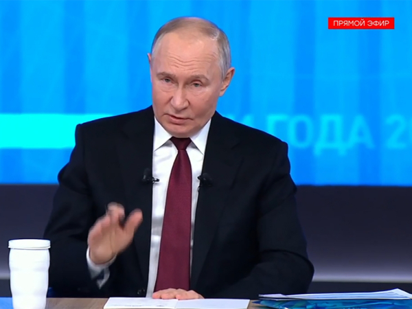 Путин назвал условие для переговоров с Зеленским и предложил Западу дуэль с ударом &laquo;Орешника&raquo; по Киеву: что сказал президент на &laquo;Прямой линии&raquo; (ВИДЕО)
